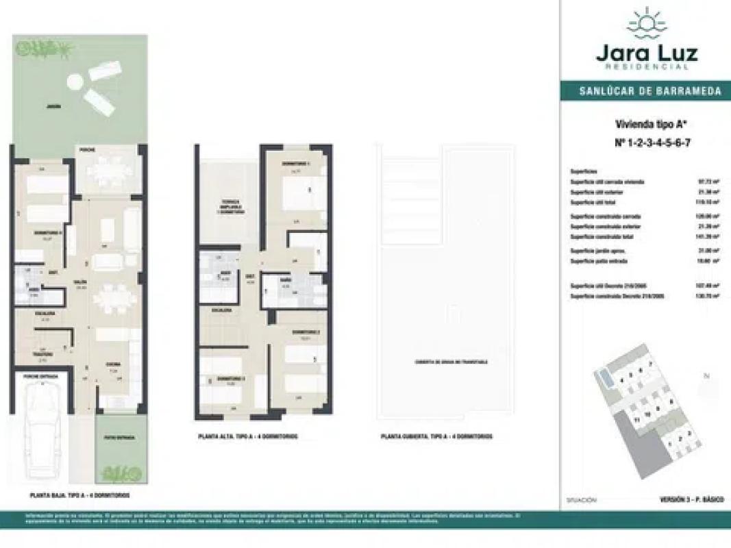 Sale of townhouse in  Avenida Playas de la Jara, 1 , Sanlúcar de Barrameda plan 1