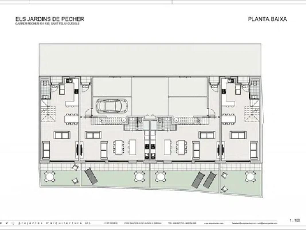 Obra nueva Els Jardins de Pecher en Sant Feliu de Guíxols (Revista) plan 2