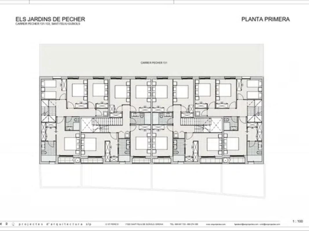 Obra nueva Els Jardins de Pecher en Sant Feliu de Guíxols (Revista) plan 3