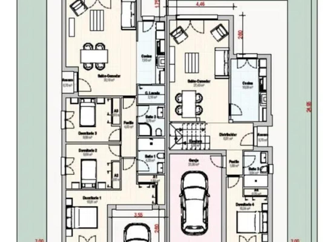 Obra nueva LINS HOMES en Cabanillas del Campo (Revista) plan 3