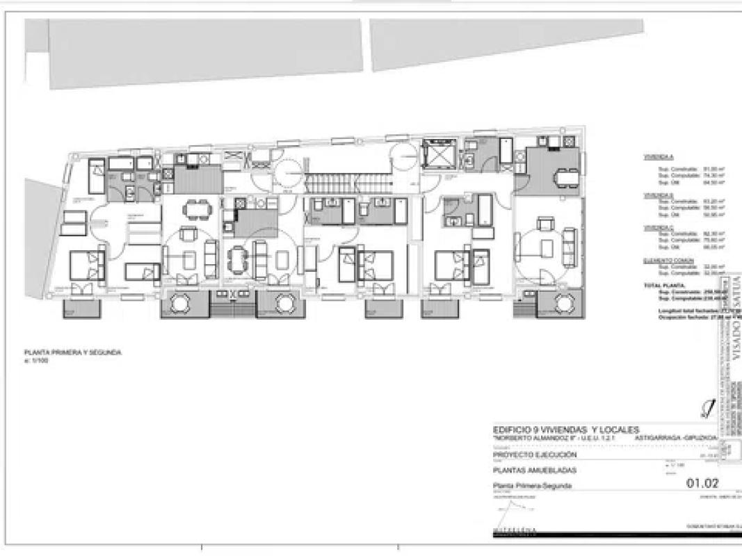 Obra nueva NORBERTO ALMANDOZ en Astigarraga (Revista) plan 1