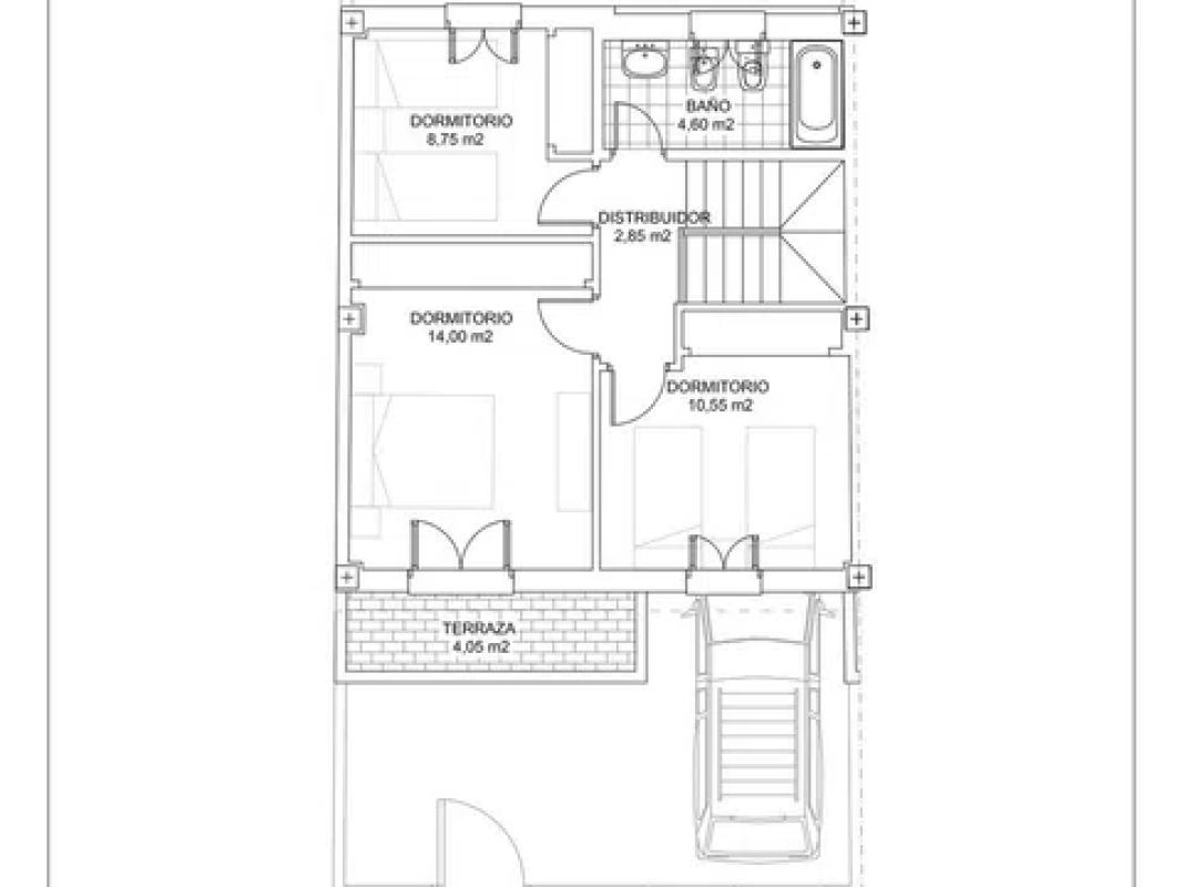 Obra nueva RESIDENCIAL RIBERA DEL PIEDRAS FASE 5ª en Cartaya (Revista) plan 3