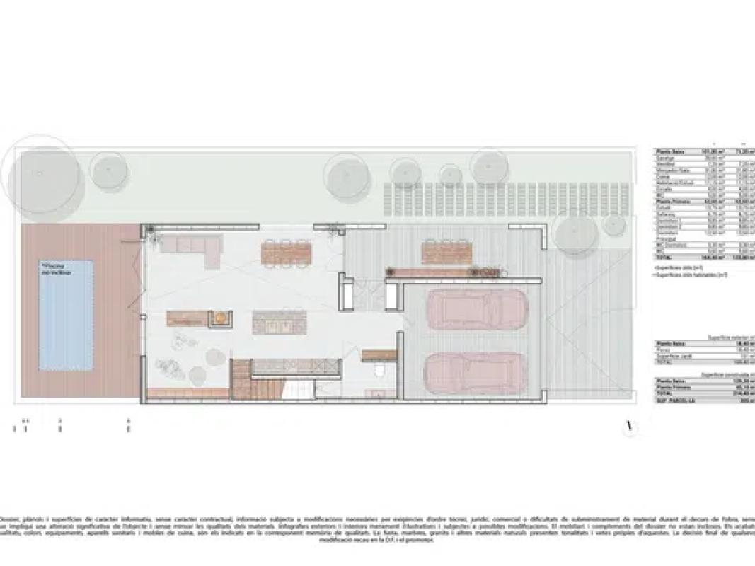 Obra nueva DUES CASES NATURALS APARELLADES A TORRE-SERONA en Torre-Serona (Revista) plan 1