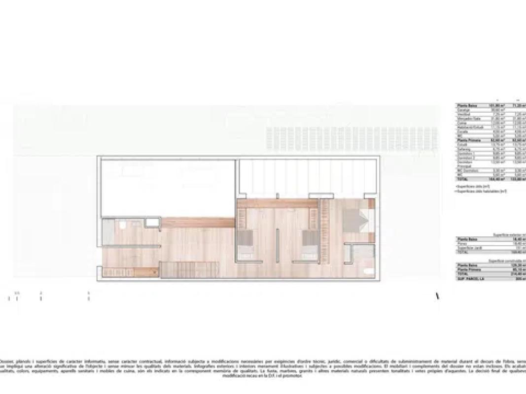 Obra nueva DUES CASES NATURALS APARELLADES A TORRE-SERONA en Torre-Serona (Revista) plan 2