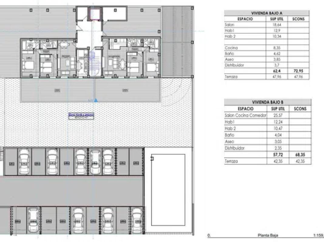 Obra nueva Edificio Turina Albéniz en Logroño (Revista) plan 4