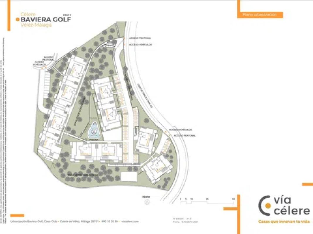 Obra nueva Célere Baviera Golf fase II en Caleta de Velez (Revista) plan 1