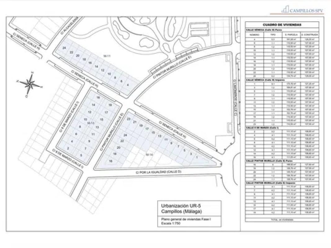 Продажа таунхауса в Calle Seneca s/n , Кампильос plan 1