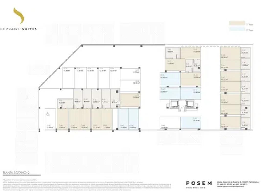 Obra nueva LEZKAIRU SUITES en Pamplona/Iruña (Revista) plan 1