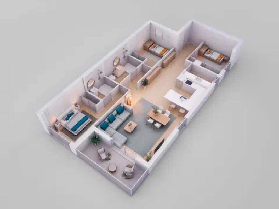 Obra nueva Residencial Areas Dorrón en Sanxenxo (Revista) plan 1