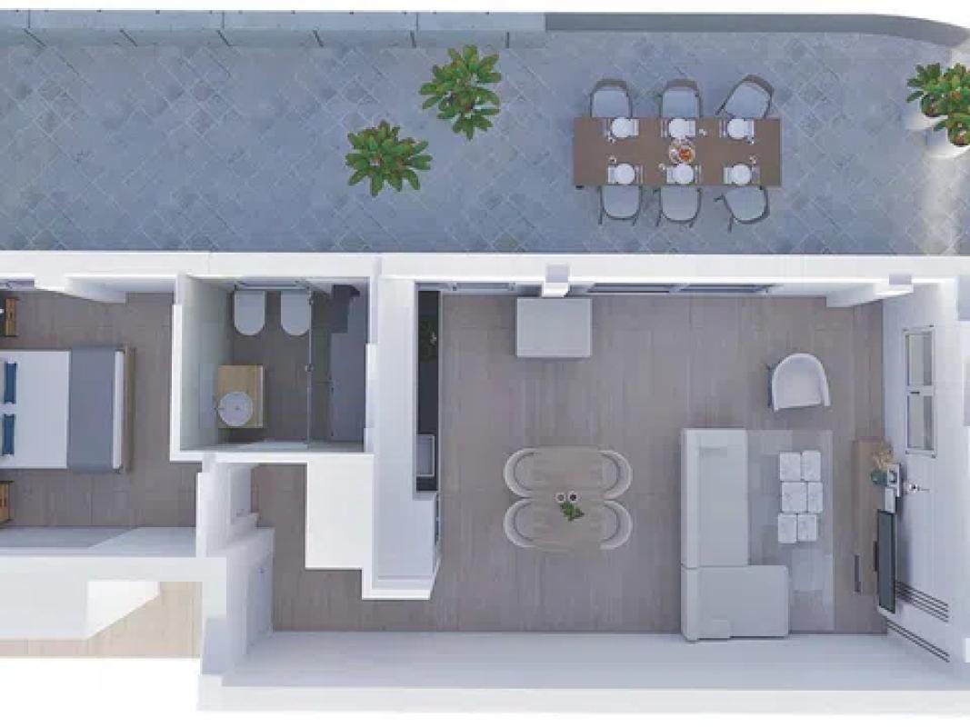 Venta de piso en Avenida Brasil, 74, Tomiño
 plan 1
