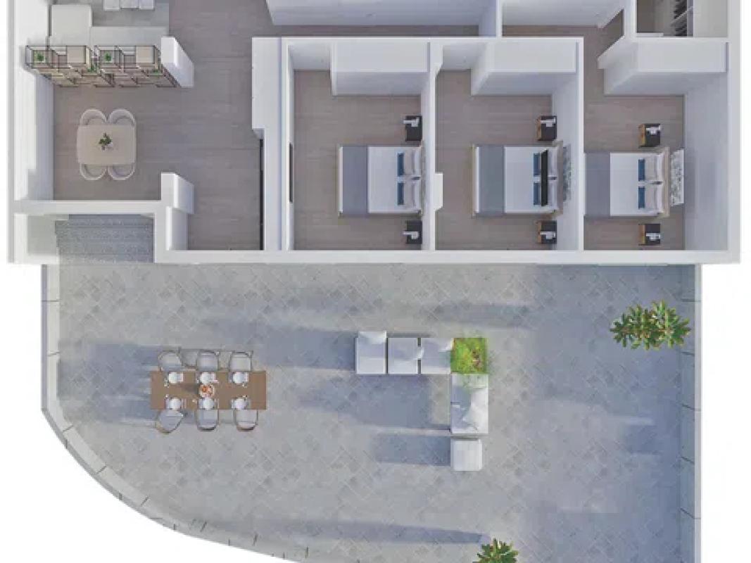 Venta de piso en Avenida Brasil, 74, Tomiño
 plan 3