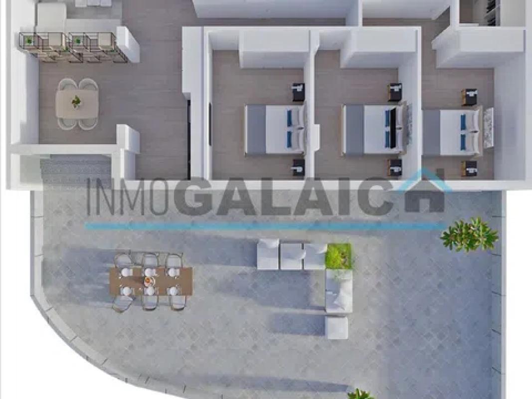 Venta de piso en De Brasil, 1, Tomiño
plan 2