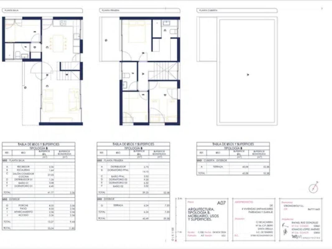 Obra nueva LA QUINTA 2 en Santa Ursula (Revista) plan 1