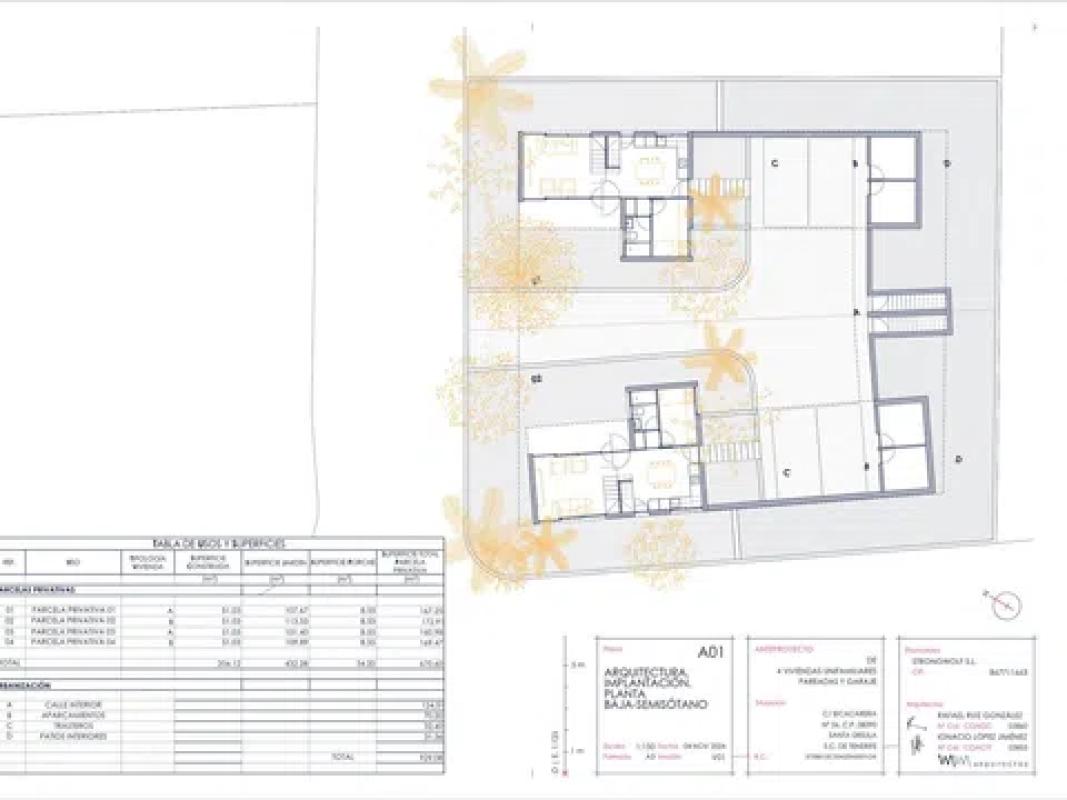 Obra nueva LA QUINTA 2 en Santa Ursula (Revista) plan 3