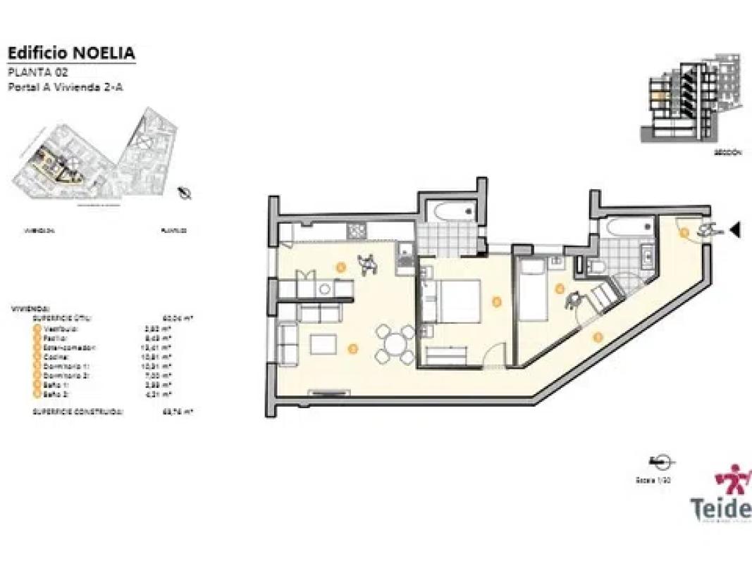 Obra nueva Edificio Noelia en La Orotava (Revista) plan 4