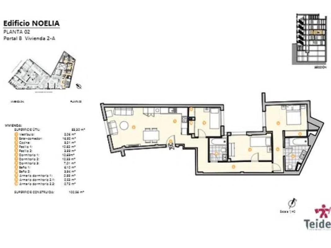 Obra nueva Edificio Noelia en La Orotava (Revista) plan 5