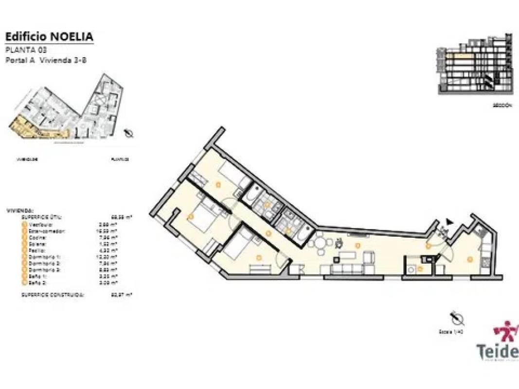 Obra nueva Edificio Noelia en La Orotava (Revista) plan 6