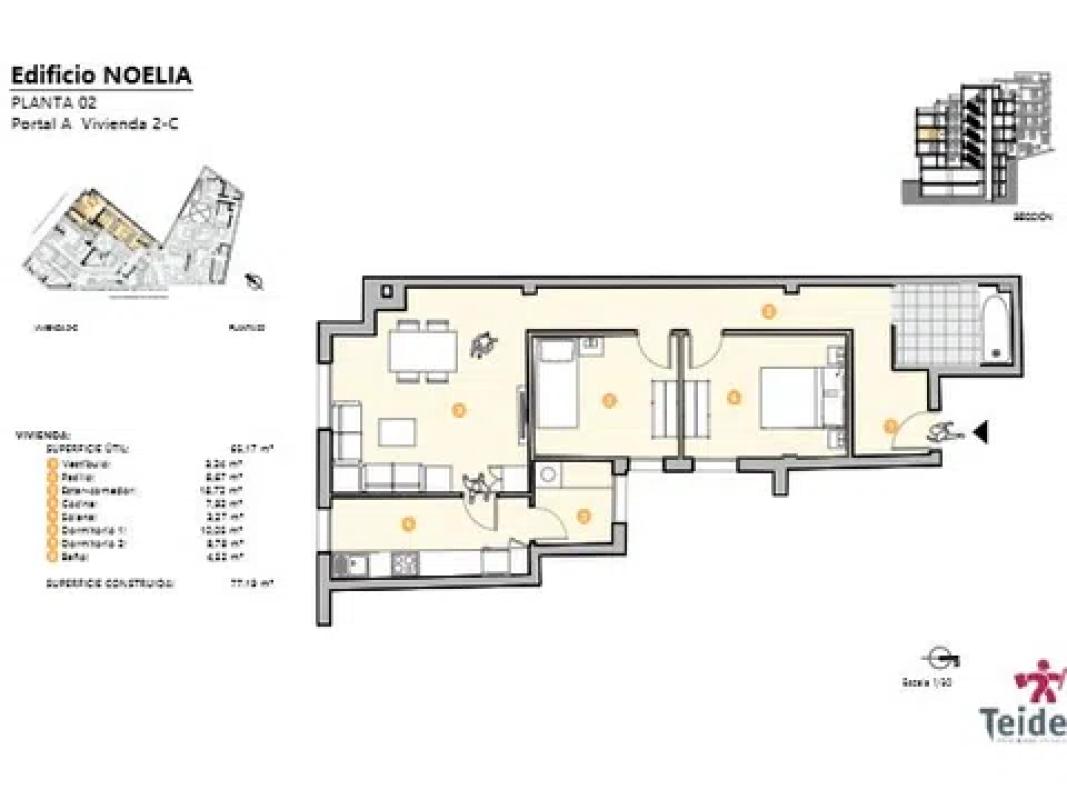 Obra nueva Edificio Noelia en La Orotava (Revista) plan 7