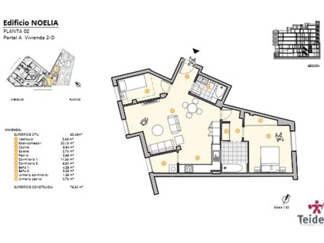 Obra nueva Edificio Noelia en La Orotava (Revista) plan 8