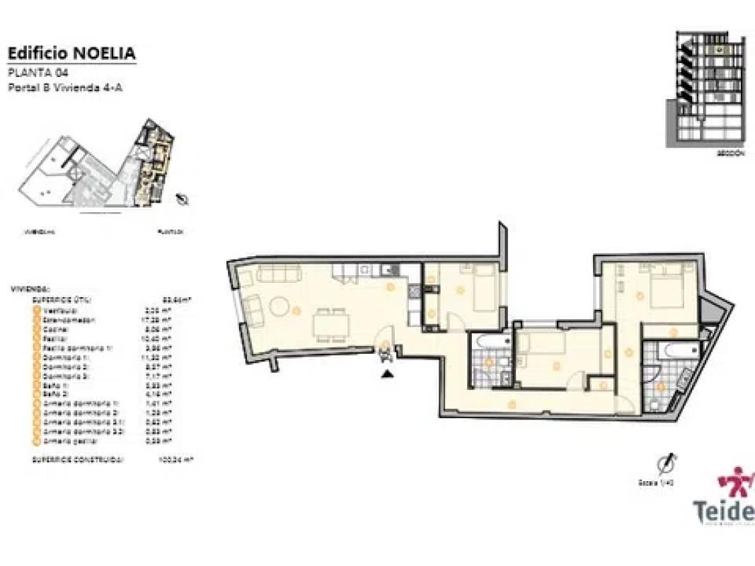Obra nueva Edificio Noelia en La Orotava (Revista) plan 10
