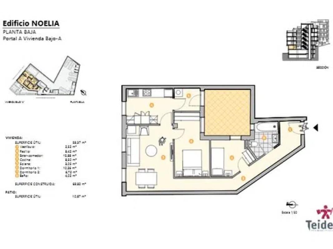 Obra nueva Edificio Noelia en La Orotava (Revista) plan 11
