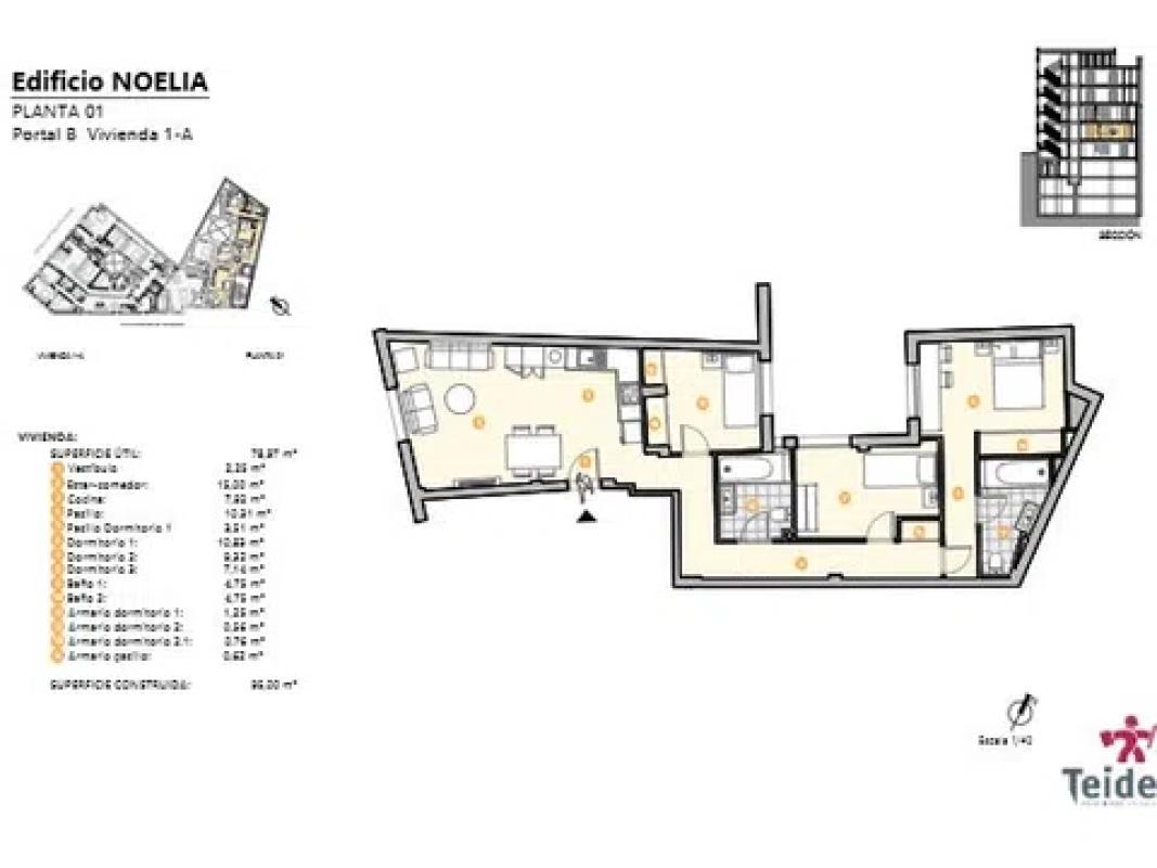 Obra nueva Edificio Noelia en La Orotava (Revista) plan 14