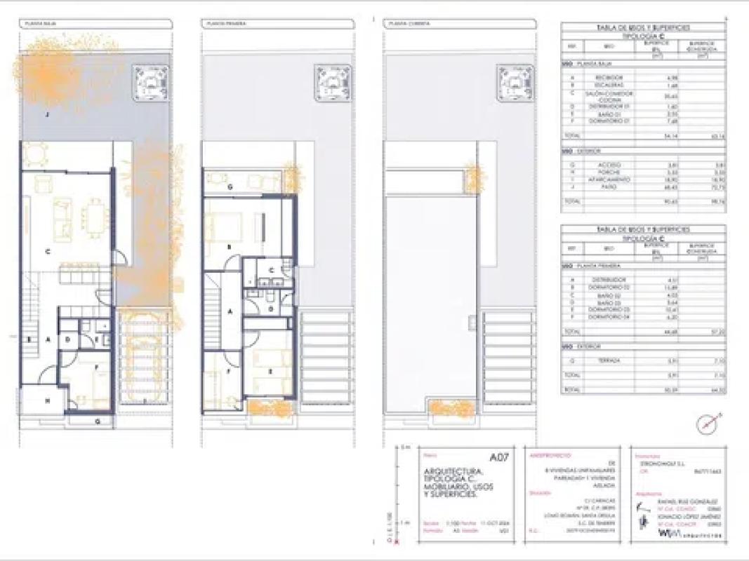 Obra nueva PROYECTO LOMO ROMAN - STRONGWOLF SL en Santa Ursula (Revista) plan 3