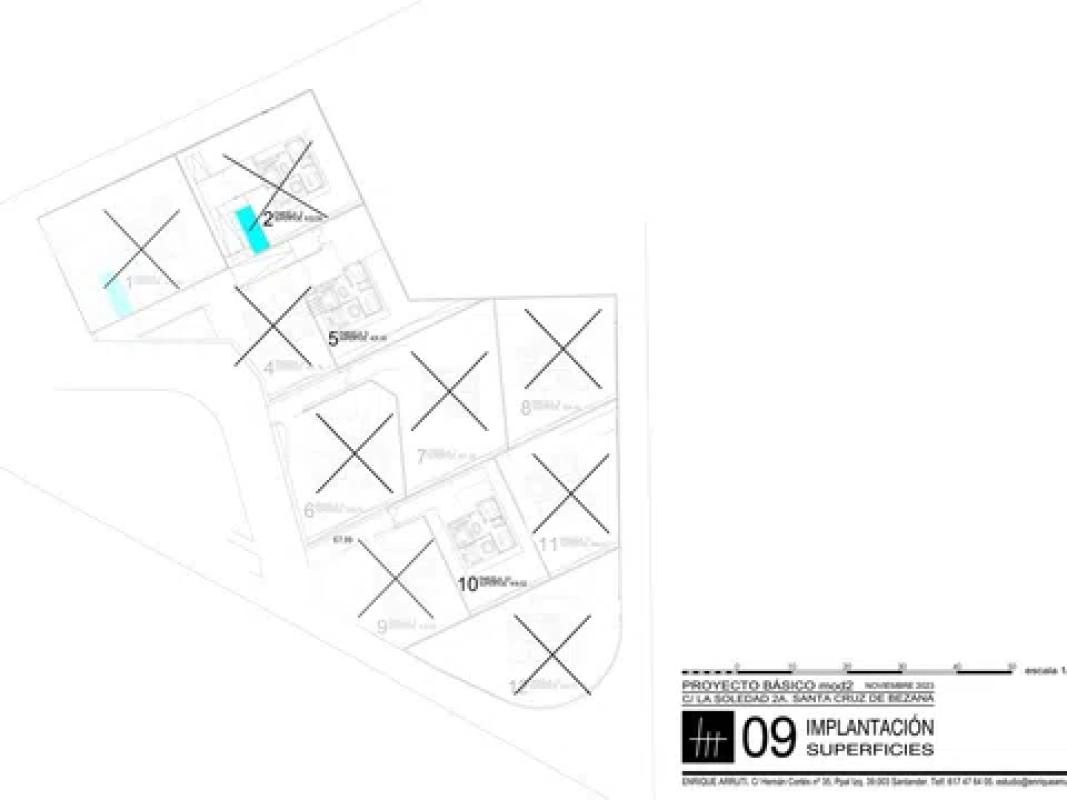 Obra nueva Urbanización Santa Cruz en Santa Cruz de Bezana (Revista) plan 1