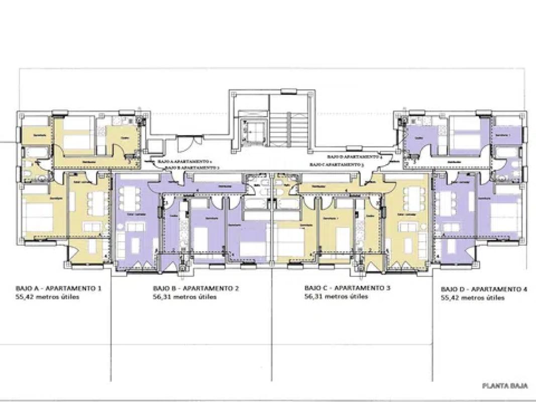 Obra nueva Viviendas en Cudón en Cudon (Revista) plan 1