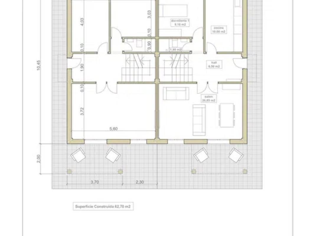 Obra nueva Residencial Jardines de Adriana en Solares (Revista) plan 3