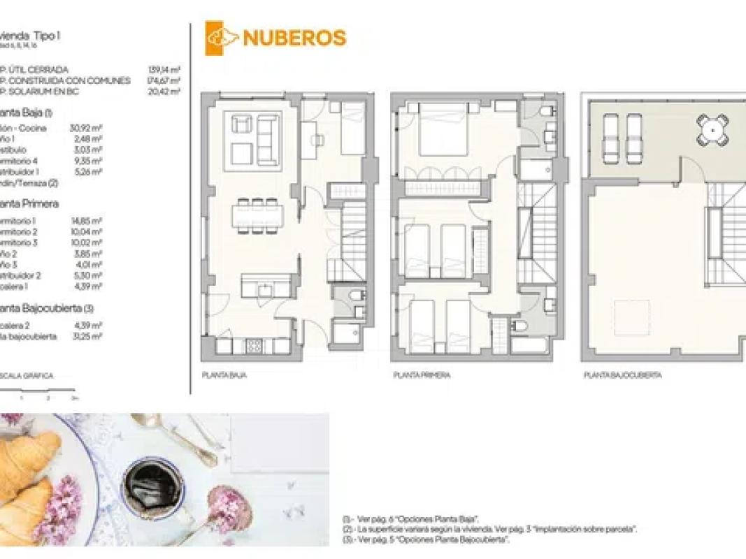 Obra nueva Residencial Nuberos en Santa Cruz de Bezana (Revista) plan 3