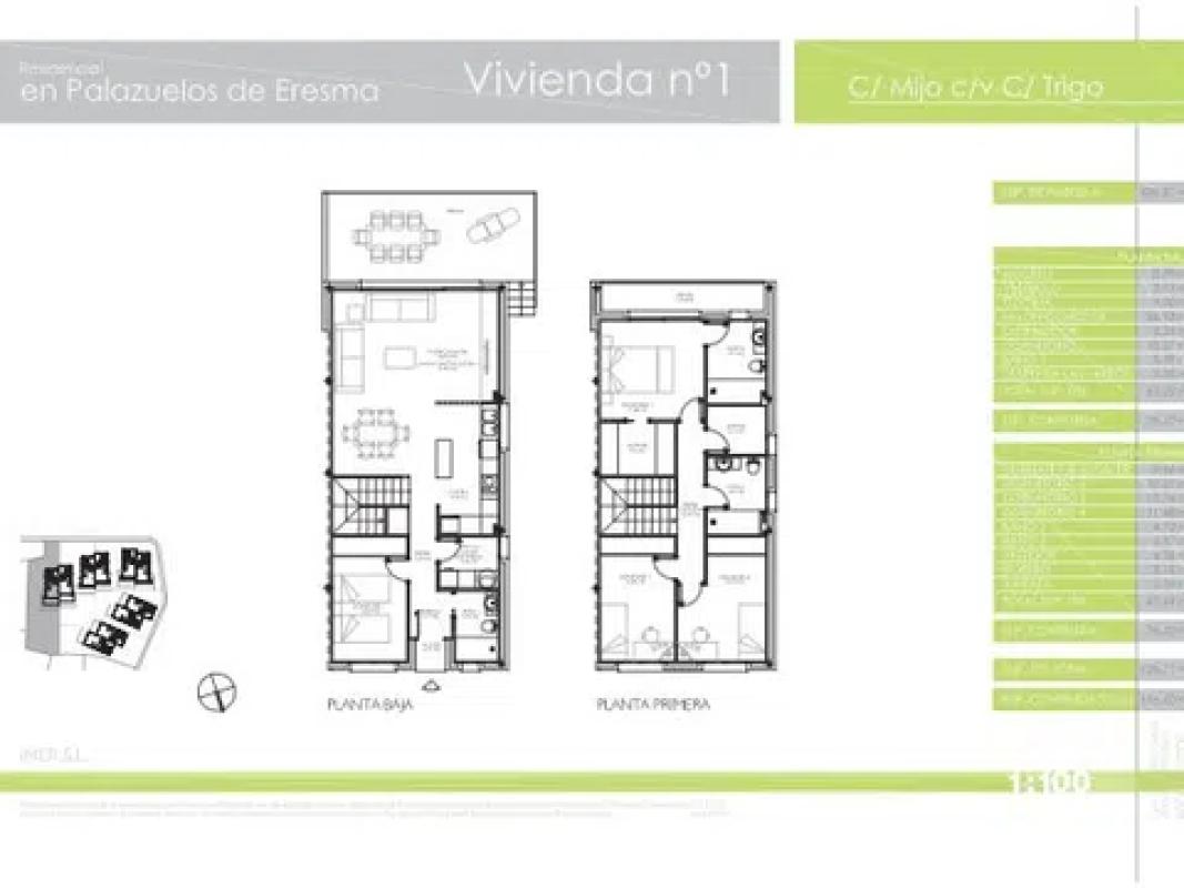 Obra nueva Residencial Palazuelos en Palazuelos de Eresma (Revista) plan 1