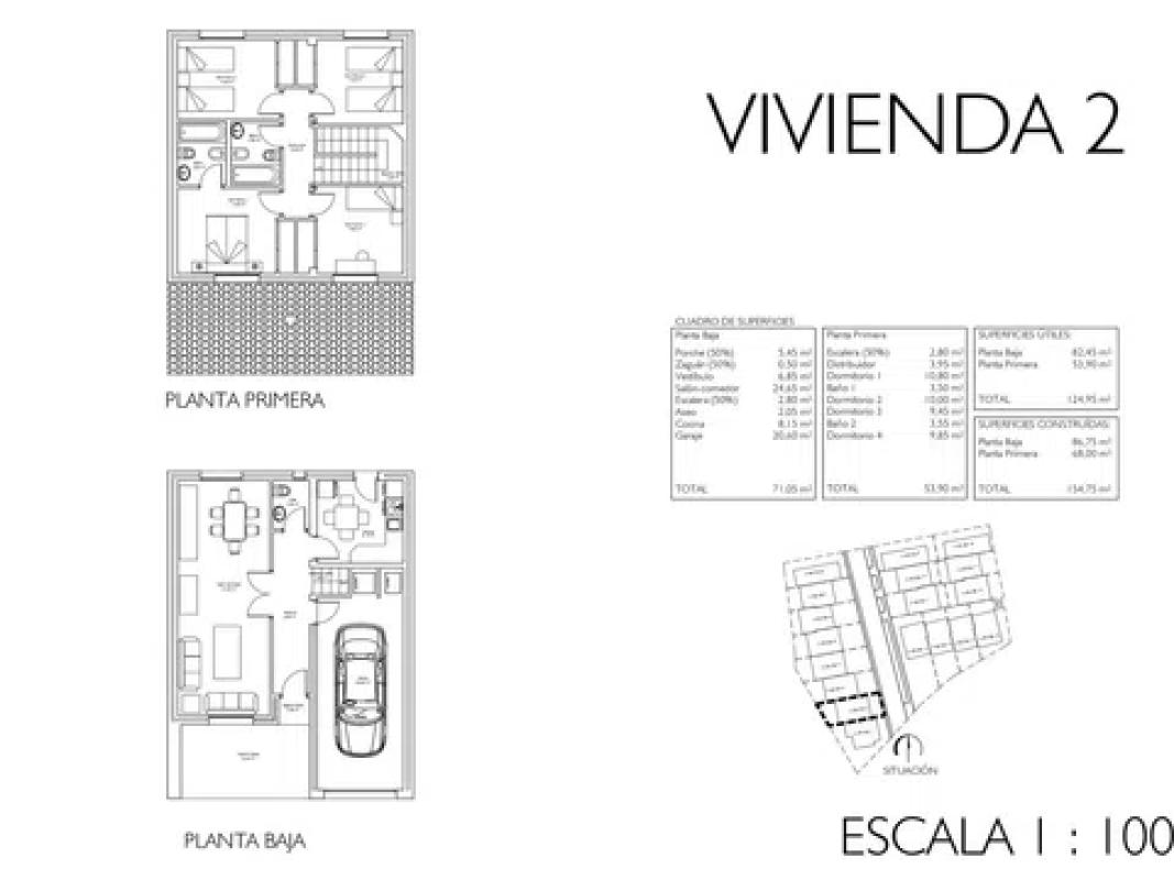 Venta de chalet adosado en  Del Calvario s/n , Garcillan plan 1