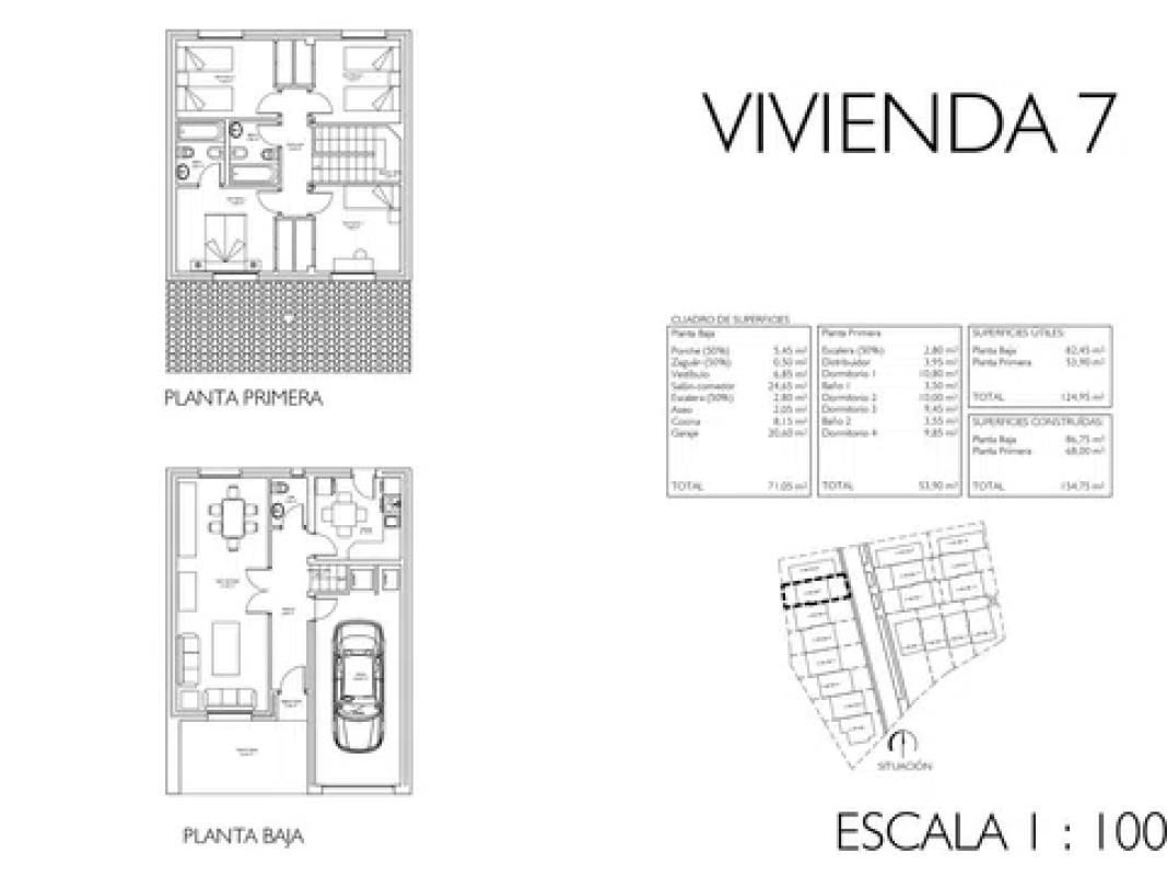 Venta de chalet adosado en  Del Calvario s/n , Garcillan plan 7