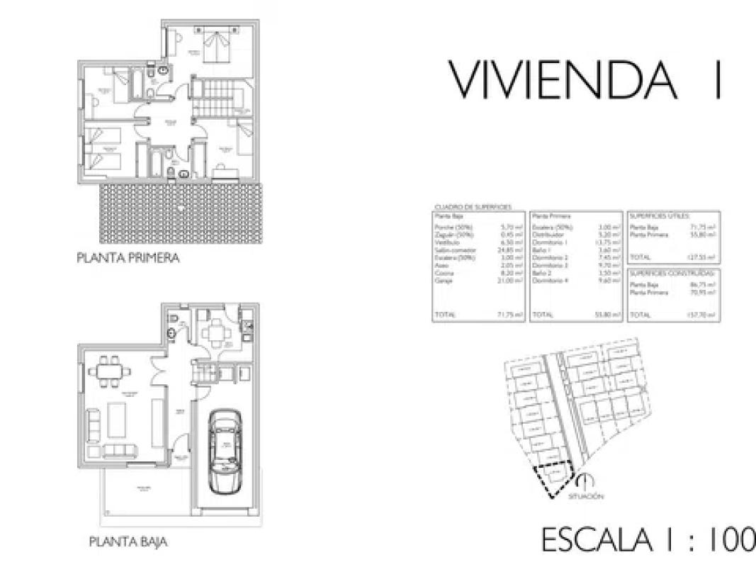 Venta de chalet adosado en  Del Calvario s/n , Garcillan plan 8