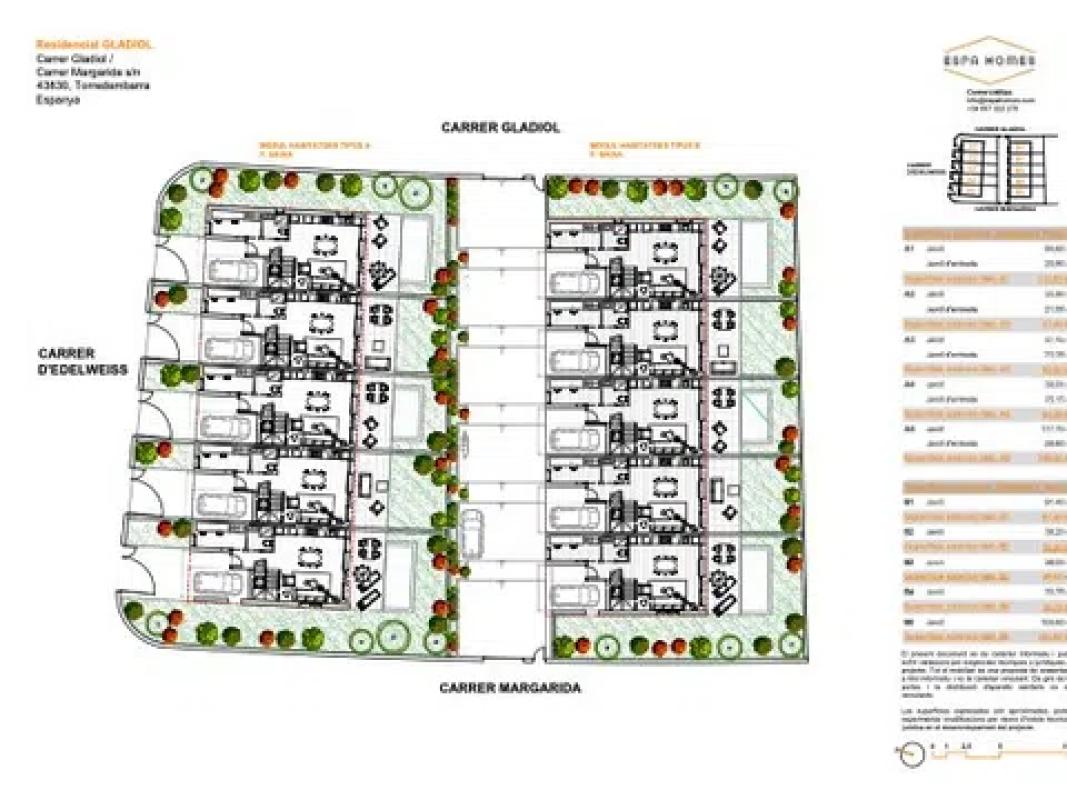 Obra nueva Gladiol en Torredembarra (Revista) plan 1