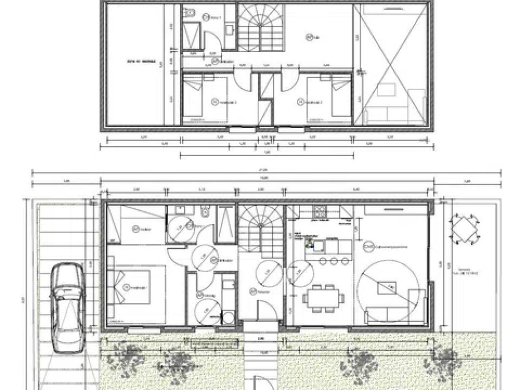 Obra nueva Casa Ponent en Llorenç del Penedès (Revista) plan 1
