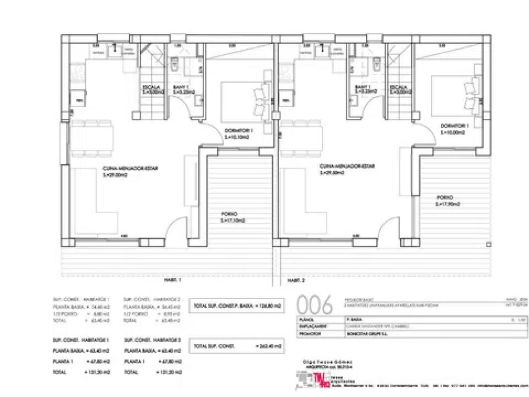 Obra nueva VILLAS DEL MAR en Cambrils (Revista) plan 2