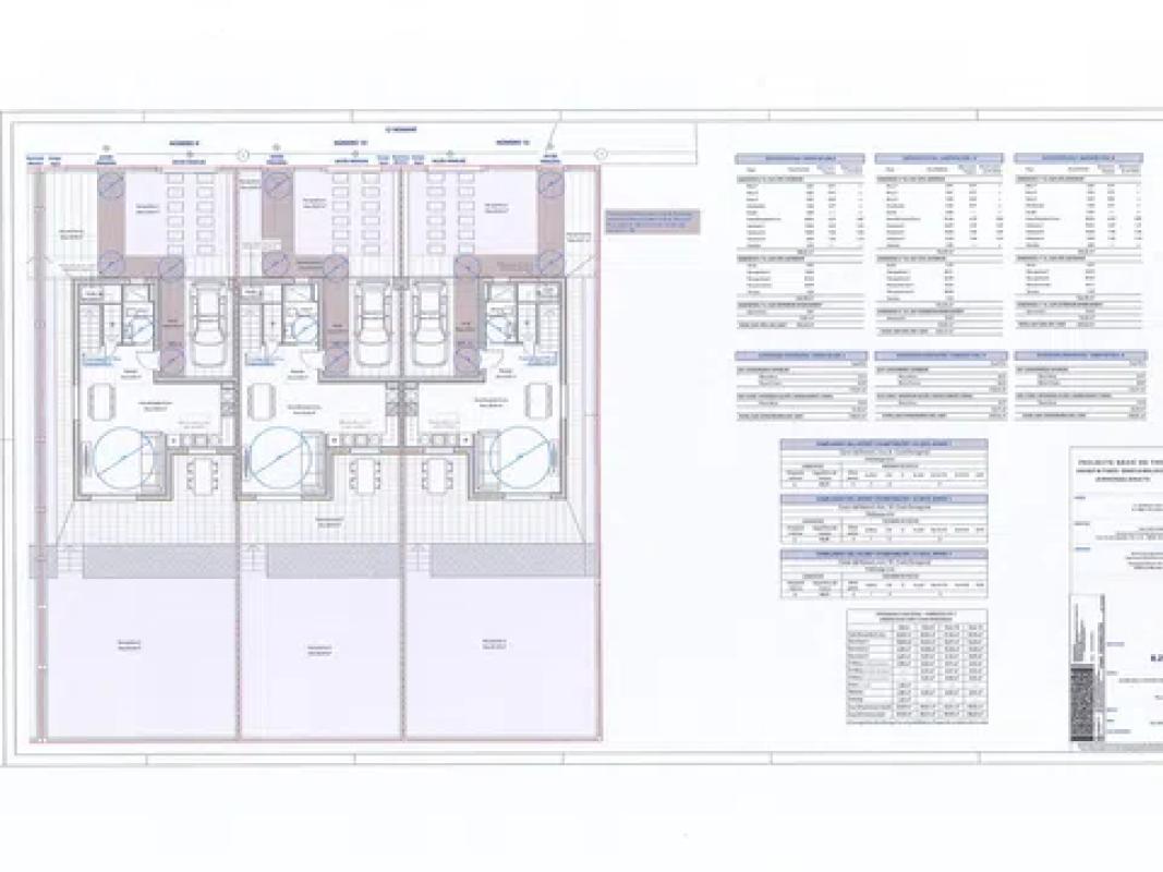 Obra nueva tres viviendas en calle Romaní en Cunit (Revista) plan 1