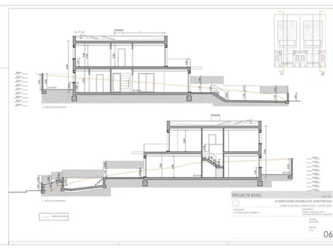 Obra nueva La Casa Blanca en Calafell (Revista) plan 2