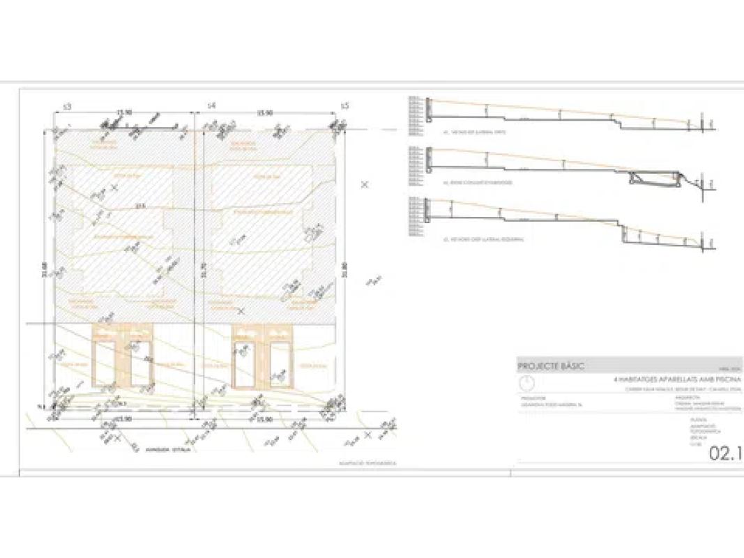 Obra nueva La Casa Blanca en Calafell (Revista) plan 3