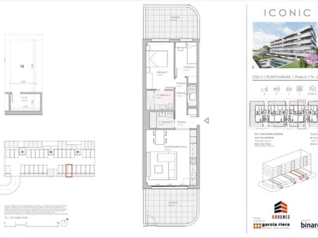 Obra nueva ICÒNIC en Salou (Revista) plan 3