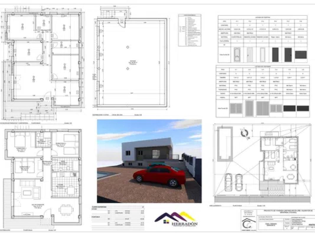 Obra nueva RESIDENCIAL UNIFAMILIARES VALMAYOR en Méntrida (Revista) plan 1