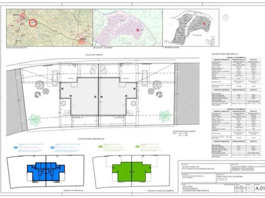 Obra nueva VIVIENDA UNIFAMILIAR PAREADA EN PLANTA EN MENTRIDA en Méntrida (Revista) plan 2