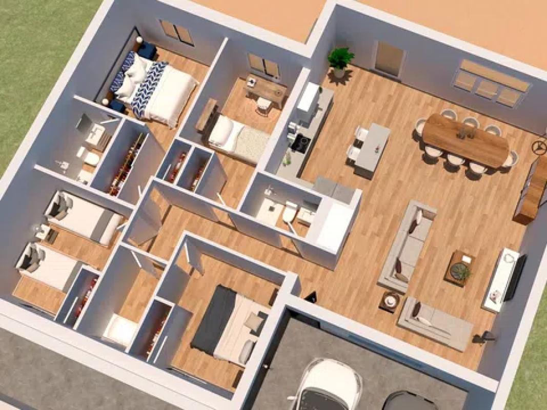 New construction Residencial Alegra Chalets in Toledo plan 1