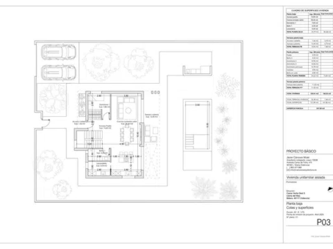 Obra nueva CASA LLOMA en Bétera (Revista) plan 3