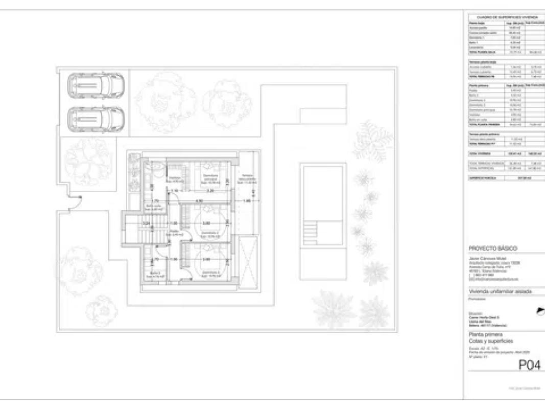 Obra nueva CASA LLOMA en Bétera (Revista) plan 4