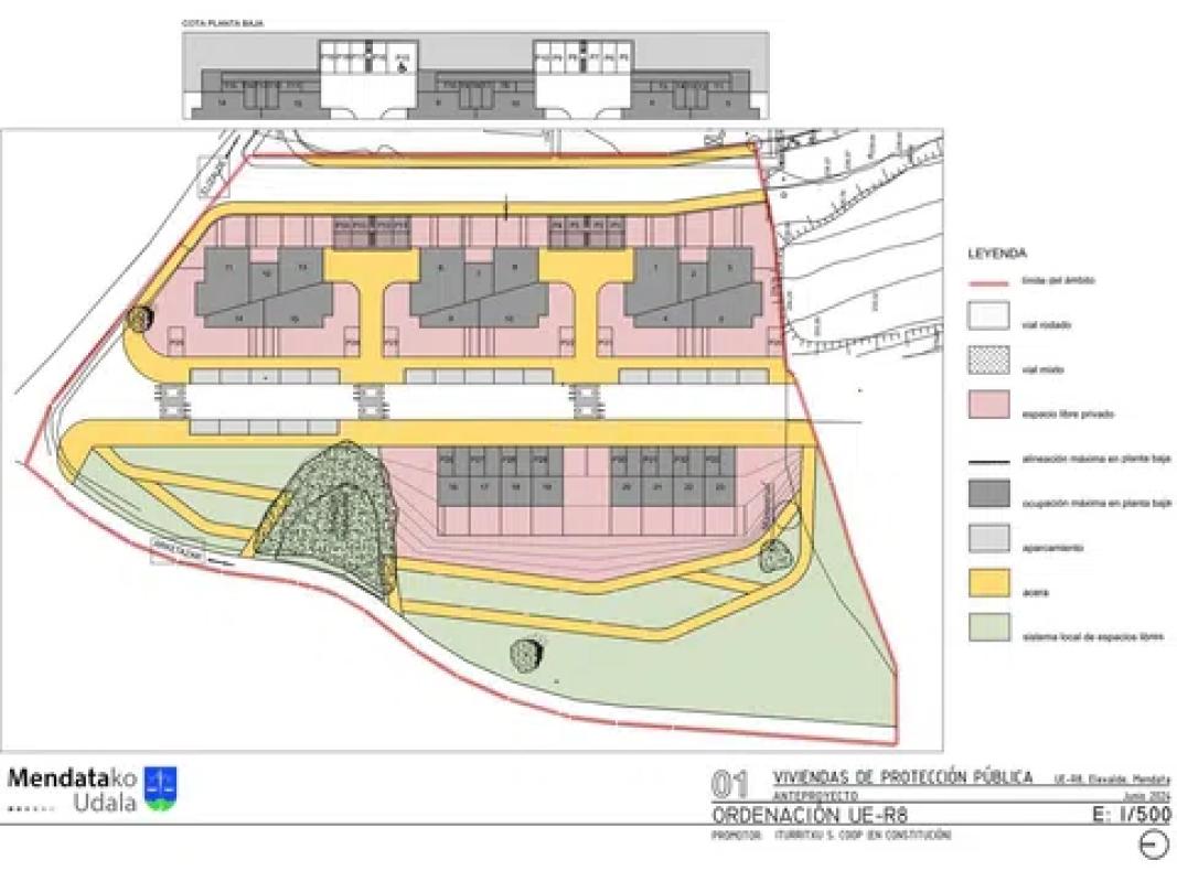 Obra nueva ITURRITXU S.COOP en Mendata (Revista) plan 1