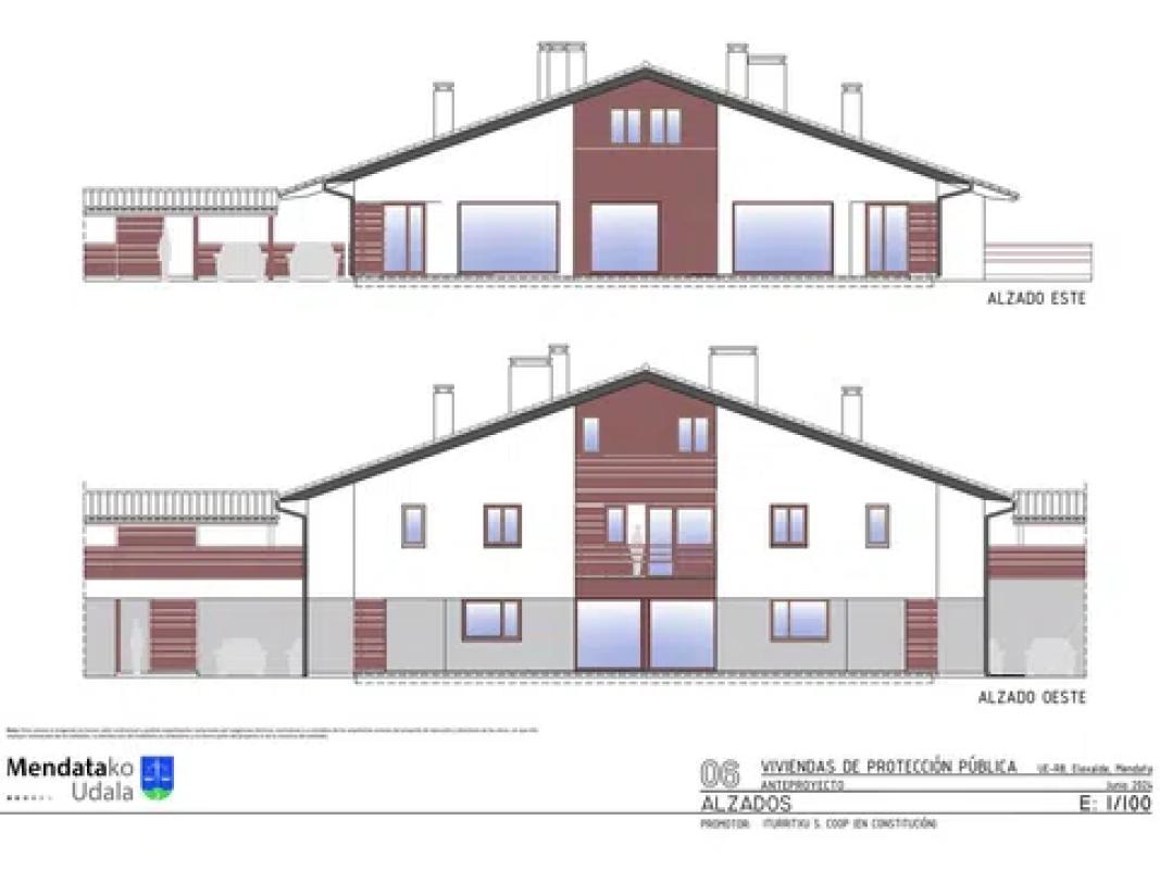 Obra nueva ITURRITXU S.COOP en Mendata (Revista) plan 2