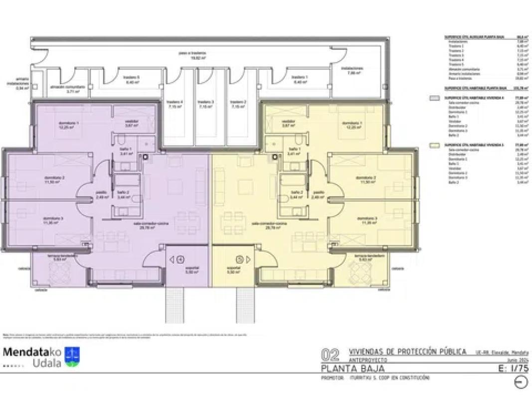 Obra nueva ITURRITXU S.COOP en Mendata (Revista) plan 6